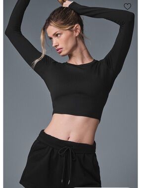 Alosoft Crop Finesse Long Sleeve